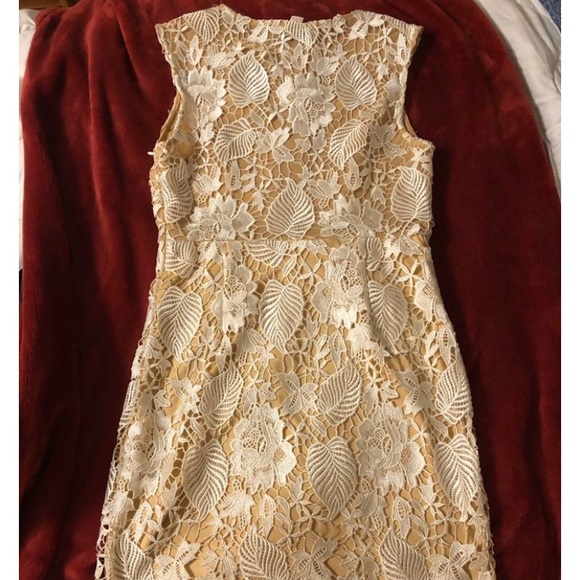 Forever 21 White Floral Lace Dress - Picture 3 of 3